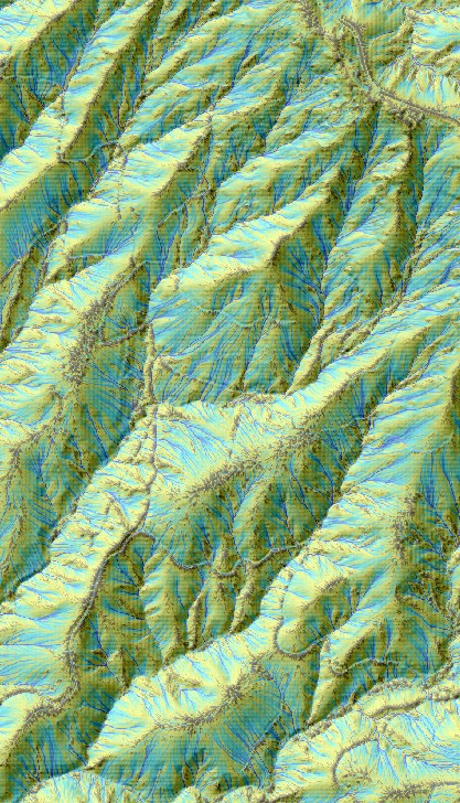 Segunda visualización 3D de acumulación de agua